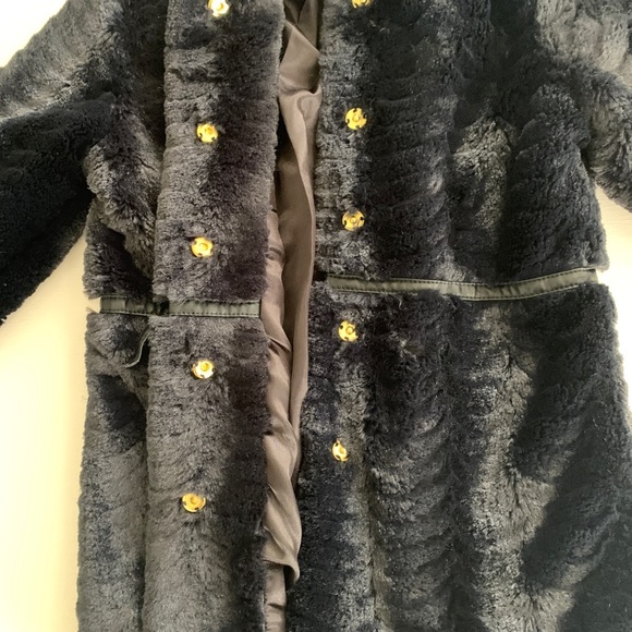 Girls billieblush faux fur jacket [size 4] - Picture 6 of 7